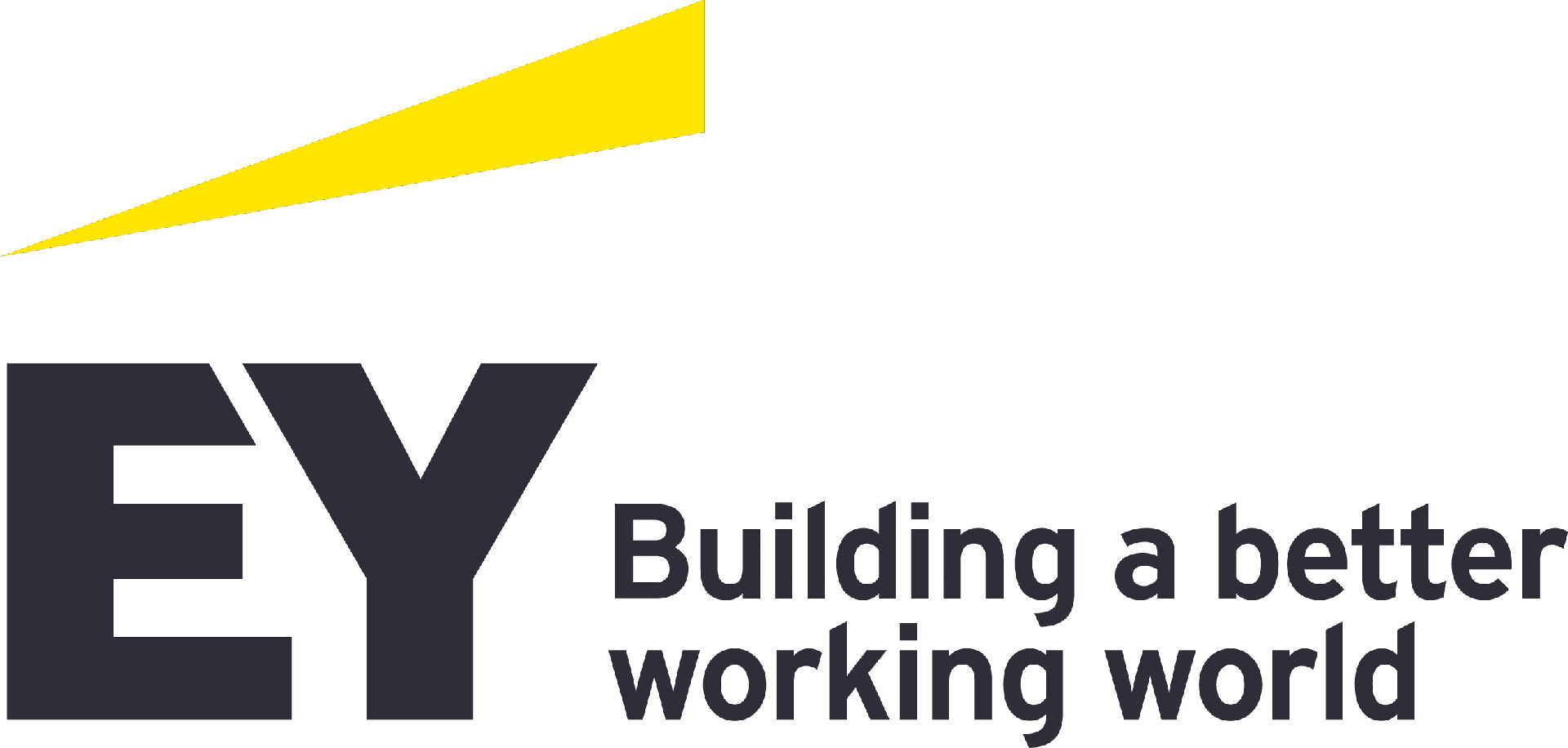 EY Logo Beam Tag Horizontal RGB OffBlack Yellow